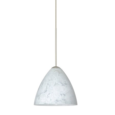 Mia Cord Pendant, Carrera, Satin Nickel Finish, 1x5W LED